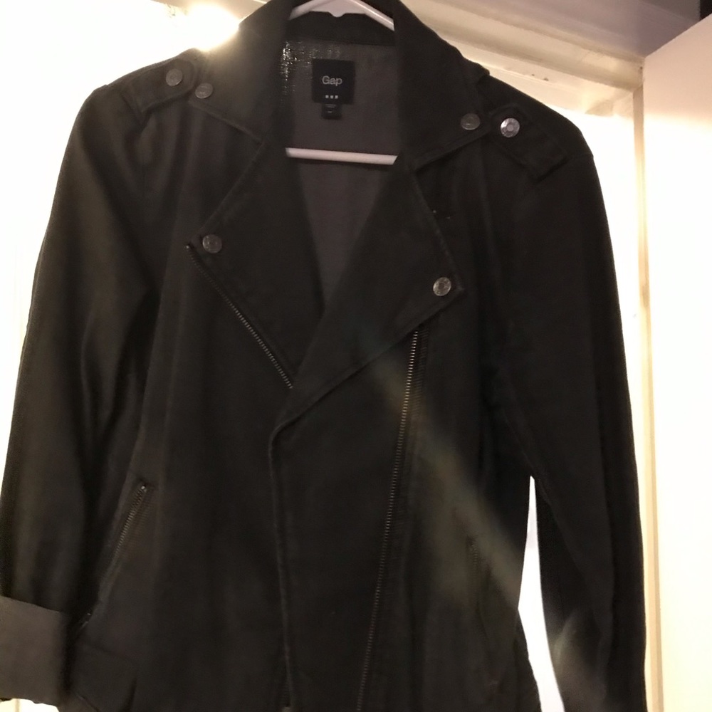 Gap moto denim jacket